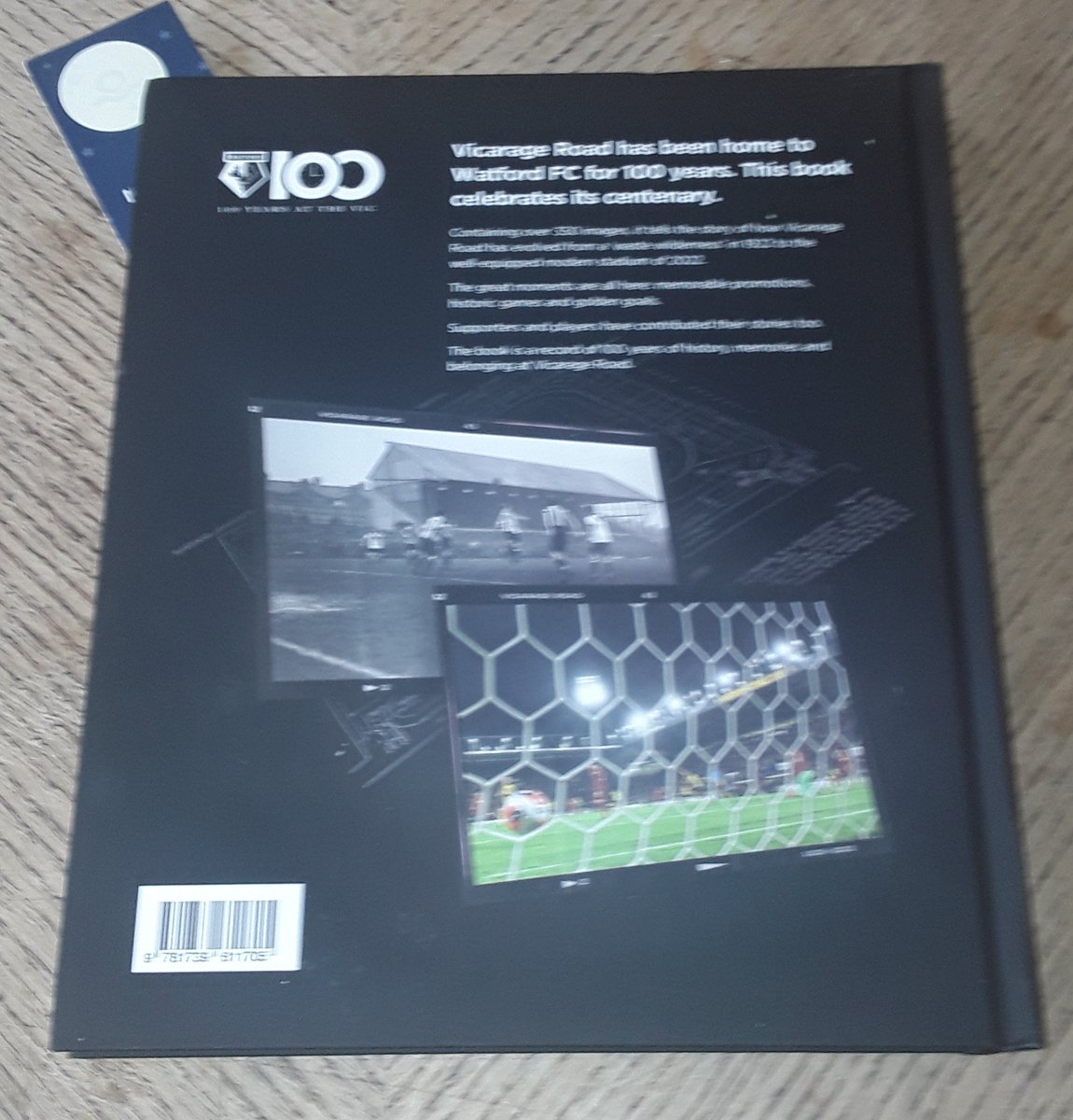 Stadiabooks's tweet photo. 100 years at Vicarage Road @GeoffWicken Great history of Watford's ground only £22.00 fantastic value, a must for collectors. @groundtastic https://t.co/5D4ZotBwg6