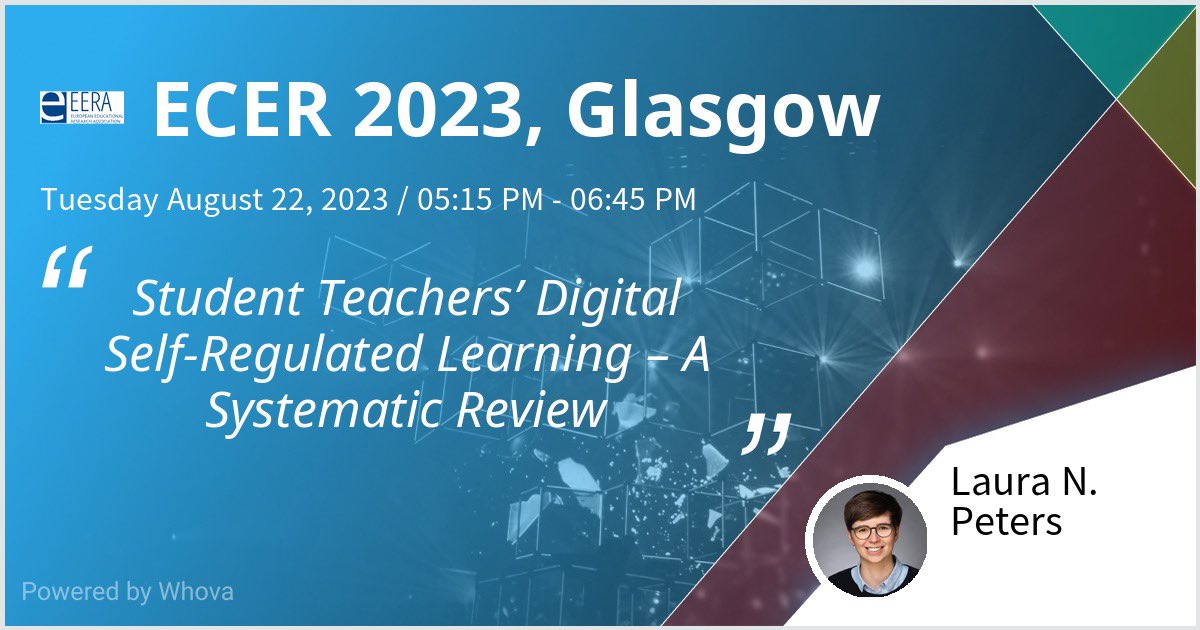 What a day to do #EduSci with interesting people @UofGEducation - looking forward to my presentation on student teachers’ #DSRL at #ECER2023 - 5:15pm - Rankine Building- see you there!