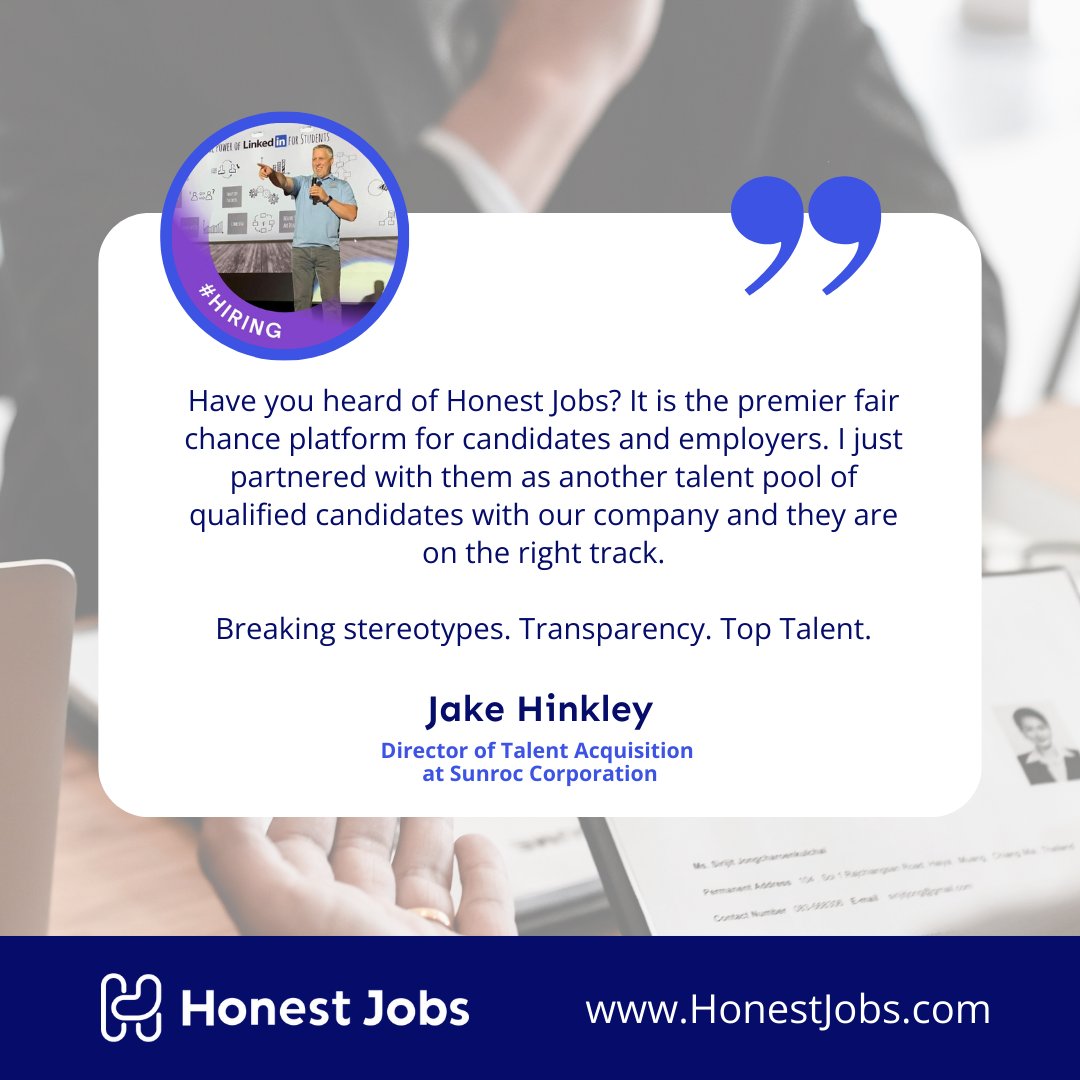 Honest Jobs tweet media