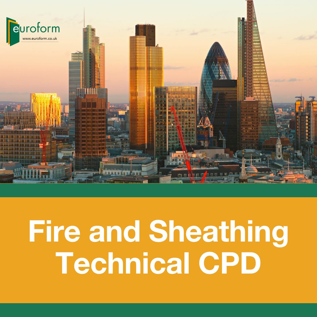 euroform95's tweet photo. Book on to our Fire and Sheathing Technical CPD and upgrade your expertise!

🌐 https://t.co/0FmXJS1DtB

#cpdtraining #CPD #cpdpoints #cpdaccredited #cpdcourses #TechnicalCPD #fireprotection #facadesystems #Sheathingsystems https://t.co/5OPsNEOR8J