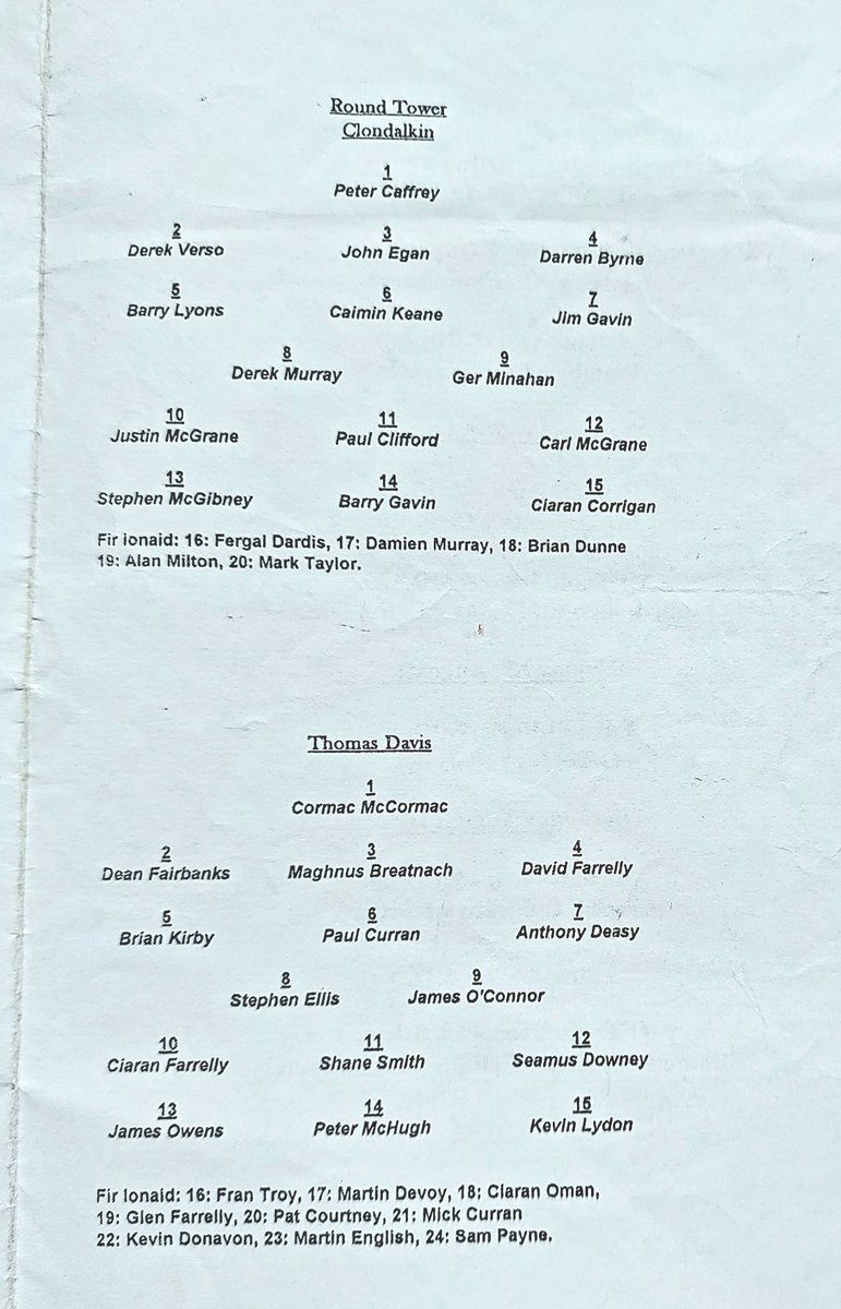 Dublin GAA Programme Collector tweet media