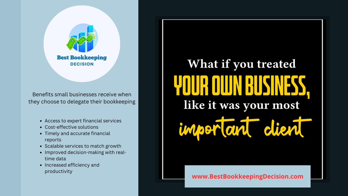 BookkeeperTalk's tweet photo. Elevate your business finances with our experts. Schedule a no-cost consultation today.

#CloudComputing #Cybersecurity #DataAnalysis #Fintech #SMB #PublicRelations #BusinessMentor #CorporateResponsibility #BusinessAutomation #PersonalDevelopment https://t.co/w6iSjO4etI