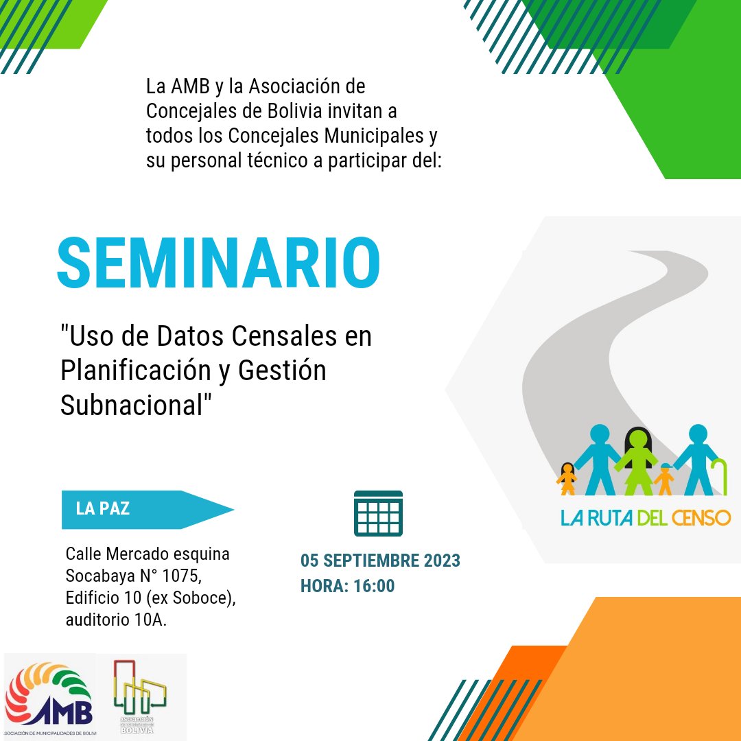 oficial_amb's tweet photo. ¡NUEVO SEMINARIO!
#LaRutaDelCenso https://t.co/akbYx6jMER