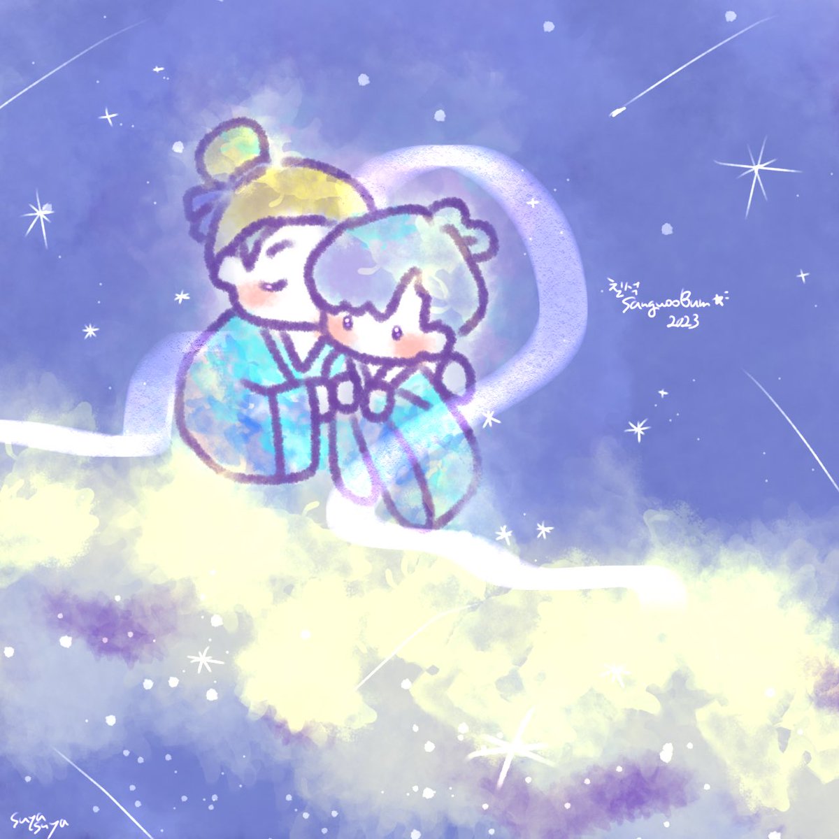 오늘은 칠석이네요🎋이번에도 그려봤습니다🌟행복한 시간 보내고 있을까요…🥹
<a href="/kooo_gi/">킬링스토킹_쿠기(Killing Stalking_Koogi_クギ)</a>
#킬링스토킹 #KillingStalking #キリングストーキング