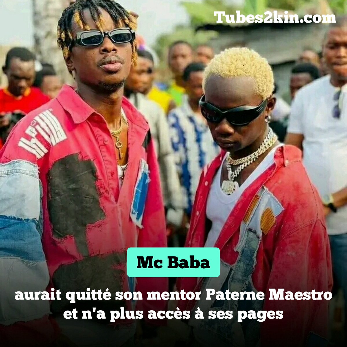 tubes2kin's tweet photo. 🚨 D'après sa nouvelle équipe, MC BABA aurait quitté son mentor Paterne Maestro et n’a plus accès à ses pages 🇨🇬
#tubes2kin https://t.co/WByPKj8EMW