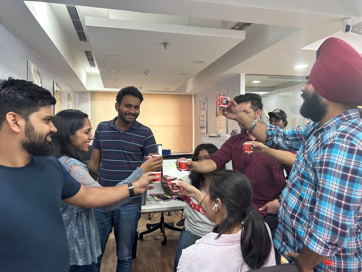 Fueling our #creative #sessions, one chai at a time!  Chai isn't just a beverage, it's our secret energy dose that keeps our team's ideas brewing and productivity flowing.
.
If you're interested in joining our team, please visit us at insperme.com/careers/