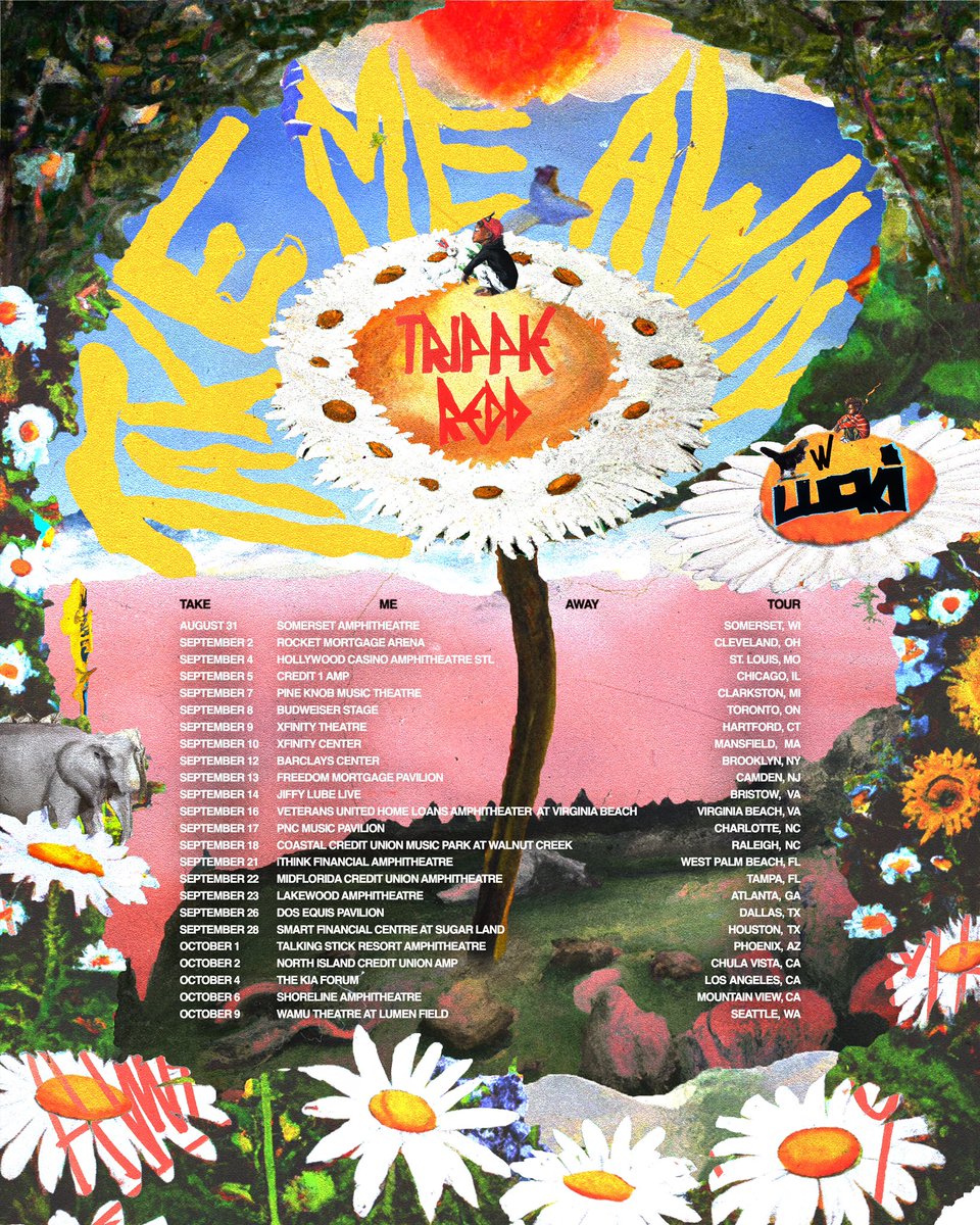 Pierframes's tweet photo. forgot to tell twitter I made this tour poster for @trippieredd ! Tour starting next week supported by @FLAWLESSLUCKI - Official posters below. https://t.co/WvZE8gw2AP