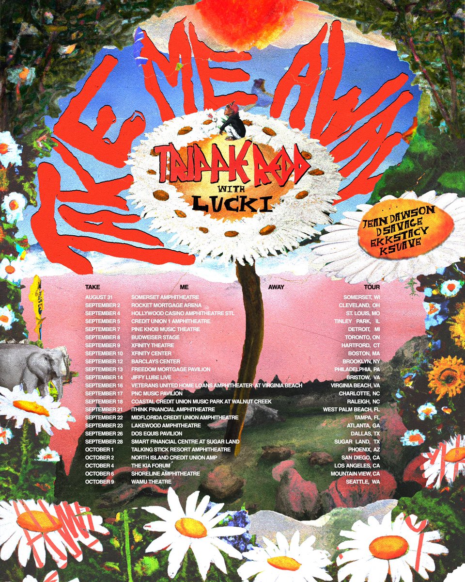 Pierframes's tweet photo. forgot to tell twitter I made this tour poster for @trippieredd ! Tour starting next week supported by @FLAWLESSLUCKI - Official posters below. https://t.co/WvZE8gw2AP