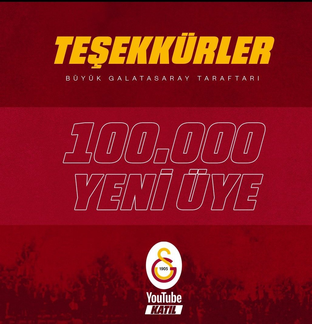 Lafa gelince Galatasaray'a canınızı veriyorsunuz ama 30 TL verip üyelik almıyorsunuz ! Bu kulübe 100.000 çok komik rakam!!!