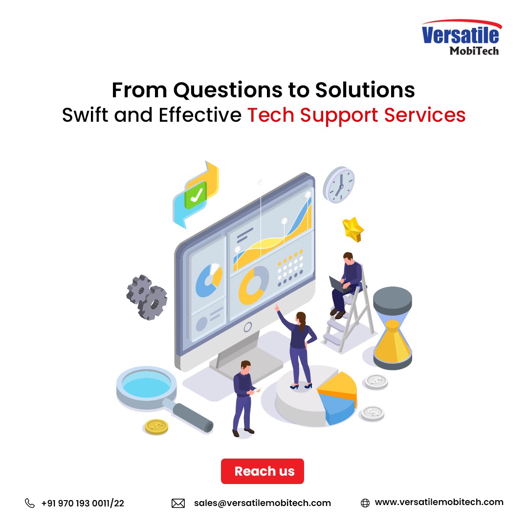 versatile_itsol's tweet image. In today&apos;s fast-paced digital landscape, seamless and efficient technology support services are paramount to ensuring the smooth functioning of businesses and individuals alike. 

#techsupport #efficiencyintech #problemsolving #swiftsolutions #customersatisfaction #expertadvice