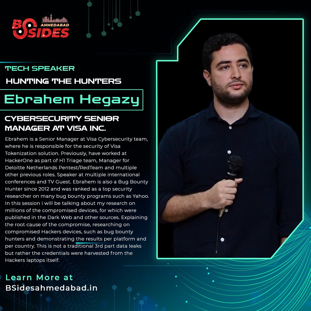 Security BSides Ahmedabad (@bsidesahmedabad) on Twitter photo ๐ Get ready for an illuminating odyssey as we uncover the extraordinary insights of Ebrahem Hegazy (<a href="/Zigoo0/">Ebrahem Hegazy ๐ต๐ธ</a> ) in our eagerly awaited Tech Speaker series!
๐ฏ He is all set to impart his profound wisdom to us at BSides Ahmedabad 0x4. Don't miss out on this extraordinary ๐ Get ready for an illuminating odyssey as we uncover the extraordinary insights of Ebrahem Hegazy (<a href="/Zigoo0/">Ebrahem Hegazy ๐ต๐ธ</a> ) in our eagerly awaited Tech Speaker series!
๐ฏ He is all set to impart his profound wisdom to us at BSides Ahmedabad 0x4. Don't miss out on this extraordinary
