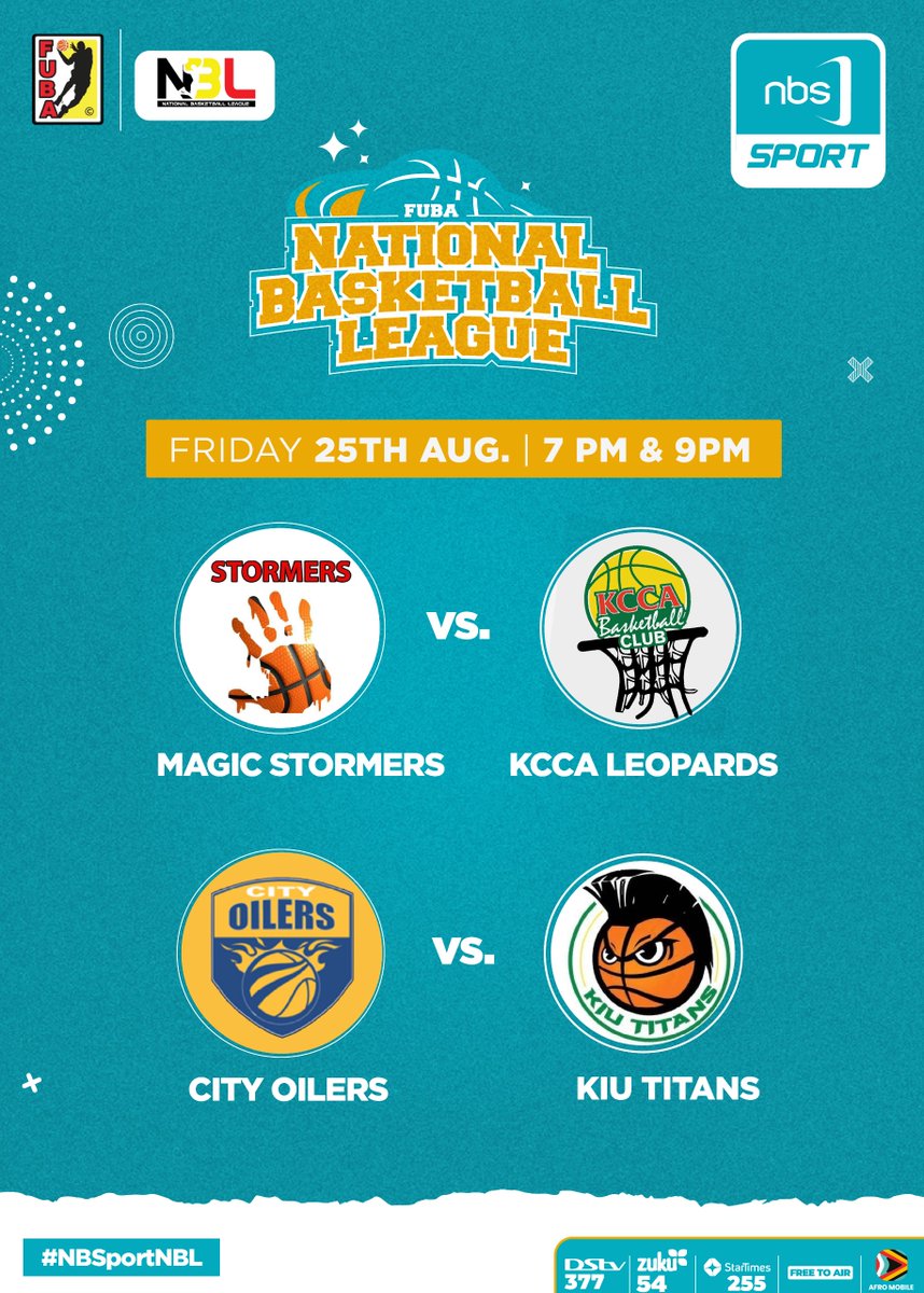 afromobileug's tweet photo. Catch the @NBL_Uganda game as Magic Stormers takes on @kccabasketballl at 7 pm tomorrow. 

Tune in to @NBSportUg via the @afromobileug app to watch all the action.

#AfroMobileUg #TheFutureIsNow #NBSportNBL #NBL23 #NBSportUpdates https://t.co/K444zgR2OV