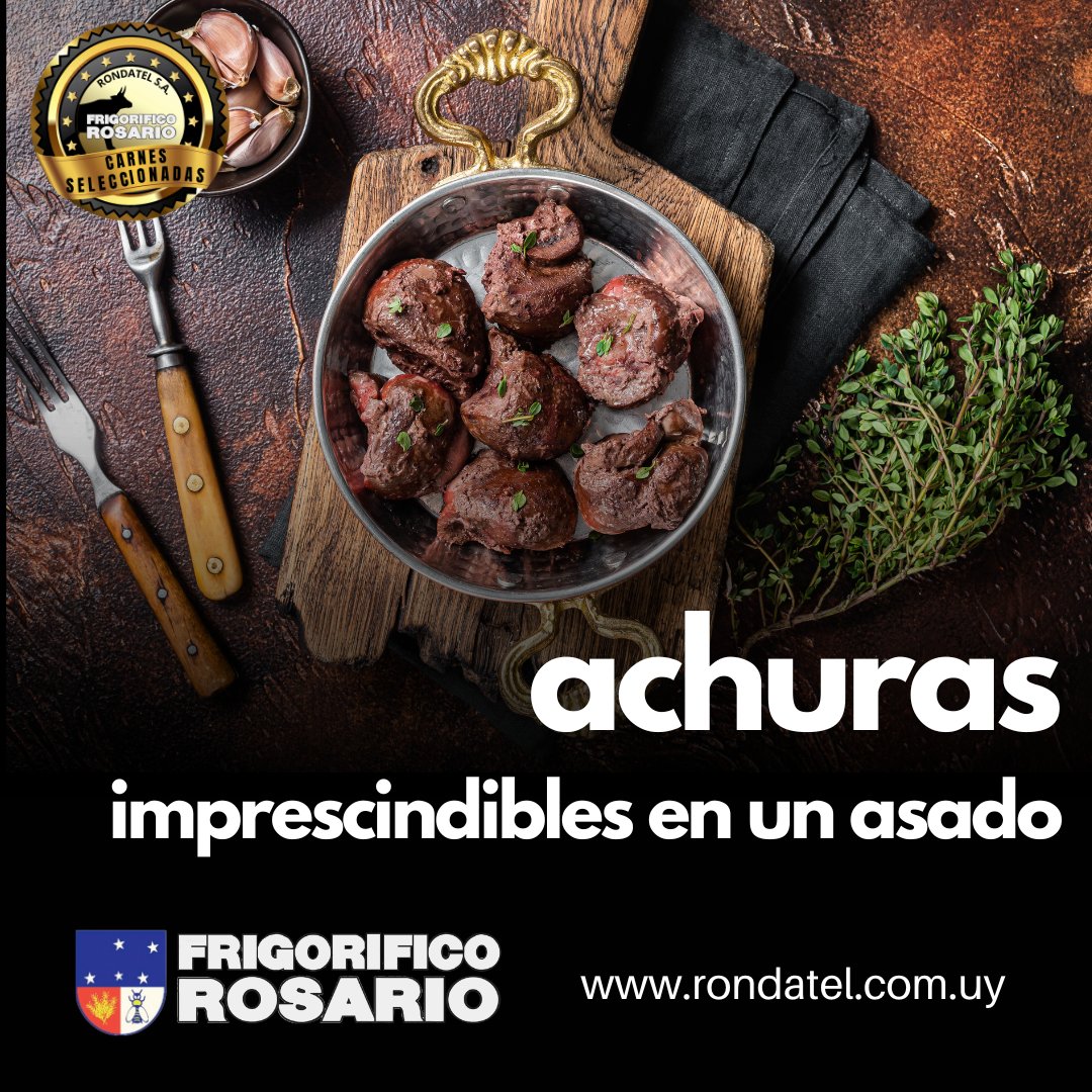 FrigorificoR's tweet photo. 🇺🇾 Un auténtico asado uruguayo tiene sus ricas achuras para comer con la carne o para picar en el aperitivo. Las más populares:
👉 Chinchulines
👉 Mollejas
👉 Choto 
👉 Riñones
Descubre el alma de Uruguay en cada bocado 🇺🇾🔥🍴
 #sundiroholding https://t.co/QqazJpyAMW