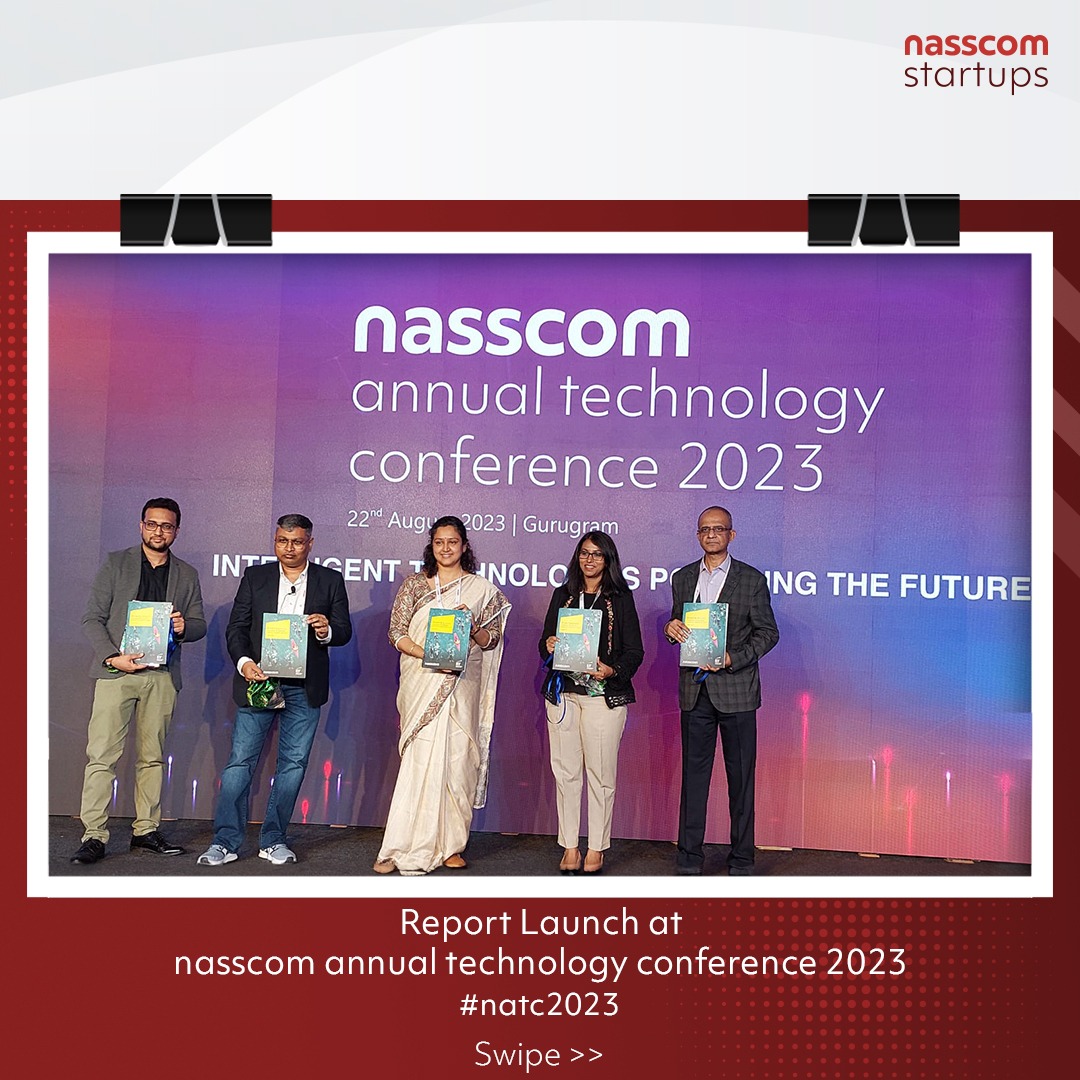 nasscomstartups's tweet image. Presenting our latest report “Breaking Ground: Unravelling the #DeepTech Potential in Indian B2B SaaS”. This report delves into India&apos;s burgeoning B2B #SaaS landscape, focusing specifically on the integration of #deeptechnologies.  
Click here to download: bit.ly/3sm4l7E