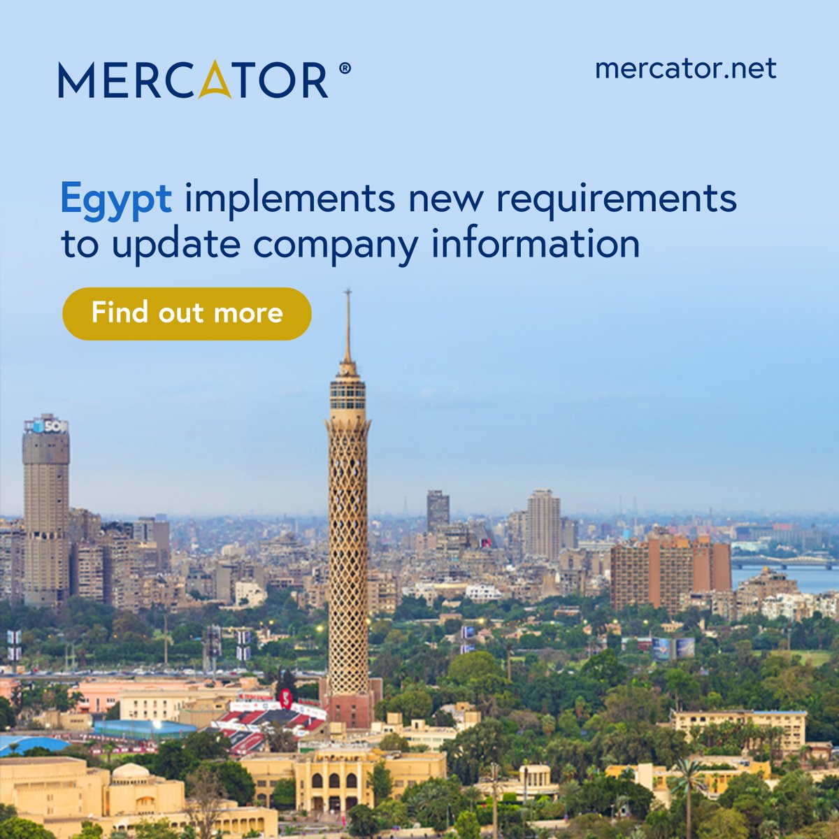 MercatorbyCitco's tweet photo. As of January 2023, all entities in #Egypt with an active #CommercialRegister are now required to revalidate incomplete or inaccurate information within their Commercial Registration. What are the risks of #noncompliance? Find out: https://t.co/VRZM0HCFTQ https://t.co/R0l8rEgqFI