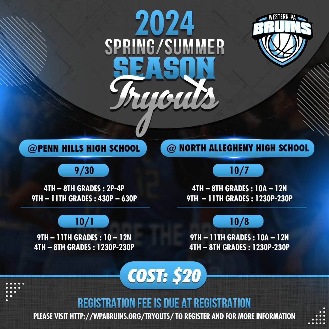 2024 BBall Spring/Summer Tryouts
