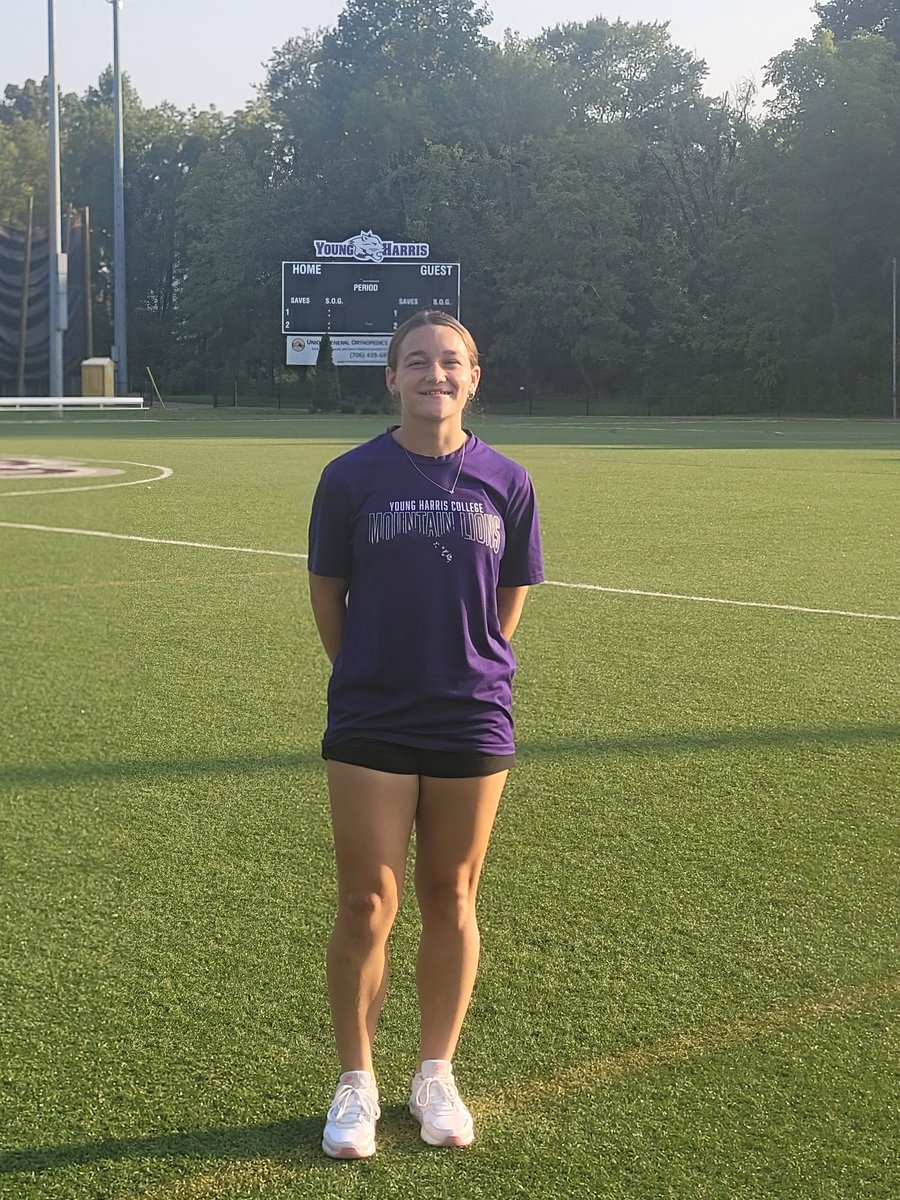 strikerdog06's tweet photo. I am so excited to announce my verbal committment to play soccer  at Young Harris College next year! Thank you to my parents, coaches, and teammates that have helped me through this journey. Go Mountain Lions!💜🐱
@DP_League @_ssasoccer @ALXgirlssoccer @ALXAthletics
@YHCAthletics https://t.co/nRJ9Djh9yM