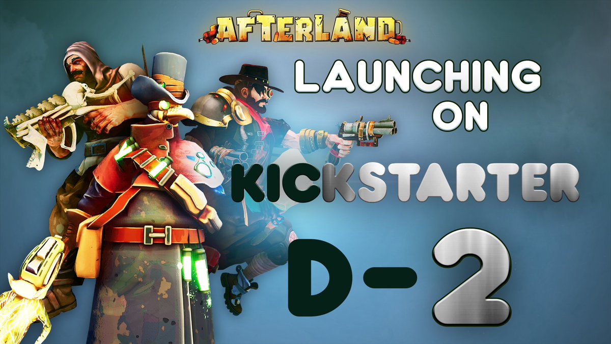 J-2 until our Kickstarter campaign launch! 🚀 #AfterlandKickstarter