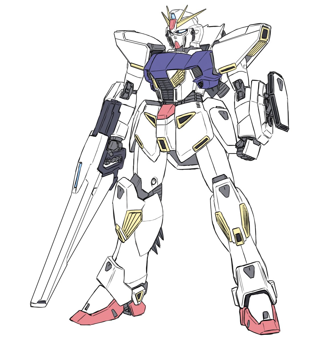 「F91初期プランヴェスバーがキャノンでもランチャーでもなくライフルだったのは元々」|mituo sakinoriのイラスト