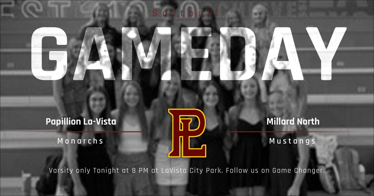 Papillion-LaVista Monarch Softball (@papiosoftball) on Twitter photo Its our Home Opener!! 8PM at LaVista City Park tonight versus Millard North. Show up and support <a href="/Plhs_ss/">Williams Wackos</a> #dbd #WeArePLV Its our Home Opener!! 8PM at LaVista City Park tonight versus Millard North. Show up and support <a href="/Plhs_ss/">Williams Wackos</a> #dbd #WeArePLV