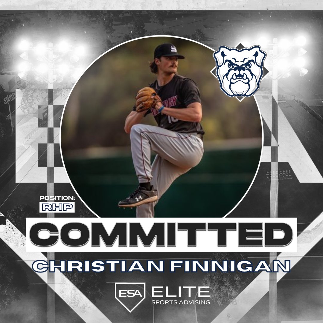 Mission Viejo ➡️ Indianapolis Big congrats to our guy @cfinni_ on making his commitment to pitch for @ButlerUBaseball! The Bulldogs got a good one - congrats Christian! @KylePWren | #ButlerWay | #EliteSportsAdvising