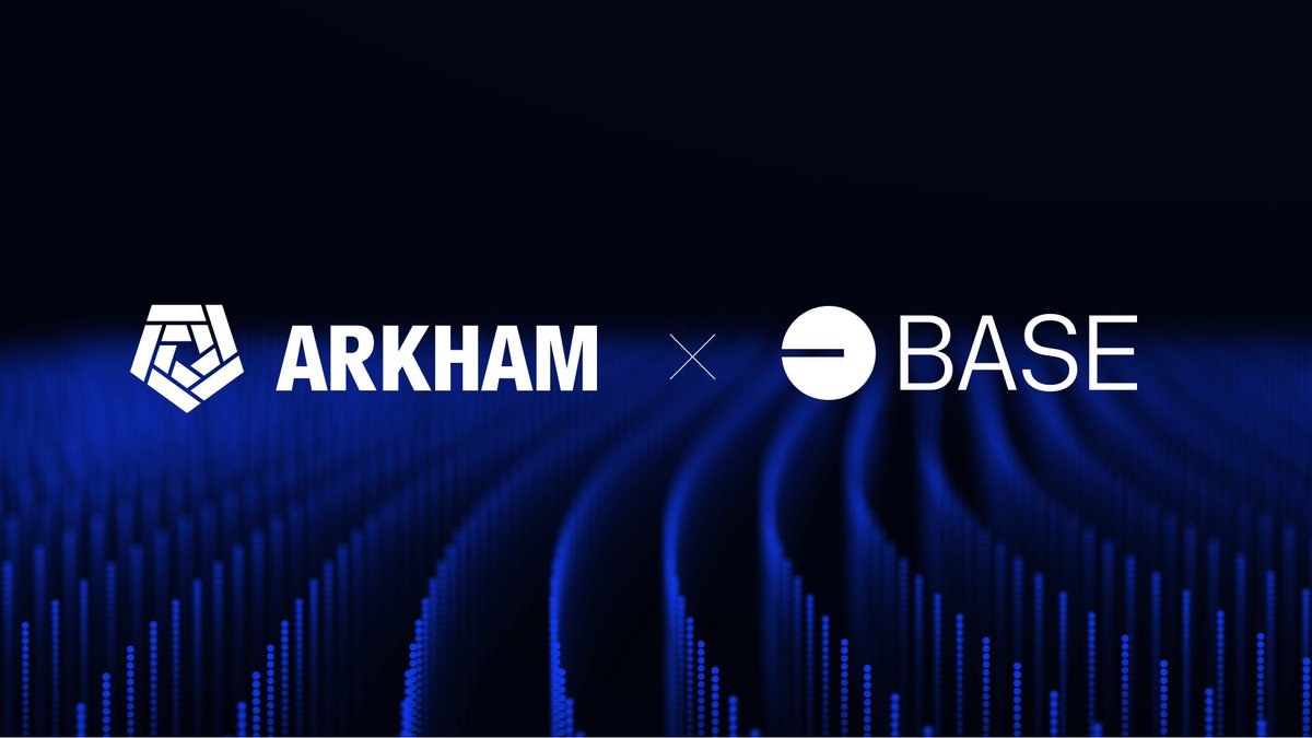 arkham's tweet image. We’ve added @BuildOnBase support on Arkham.

Base is an Ethereum L2 incubated by @Coinbase, built on the OP Stack.

Now, Base users can see their Base activity displayed directly on the Arkham Platform.