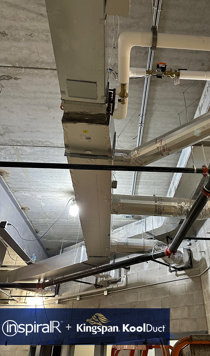 Thermaduct's tweet image. Thermaduct's InspiralR pre-insulated system is playing a part in this new addition to an Ohio government facility. The project is taking advantage of both our InspiralR insulated round duct and rectangular @KingspanIns_US KoolDuct.

#thermaduct #inspiralr #koolduct