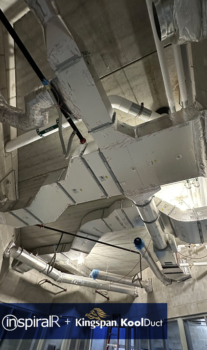 Thermaduct's tweet image. Thermaduct's InspiralR pre-insulated system is playing a part in this new addition to an Ohio government facility. The project is taking advantage of both our InspiralR insulated round duct and rectangular @KingspanIns_US KoolDuct.

#thermaduct #inspiralr #koolduct