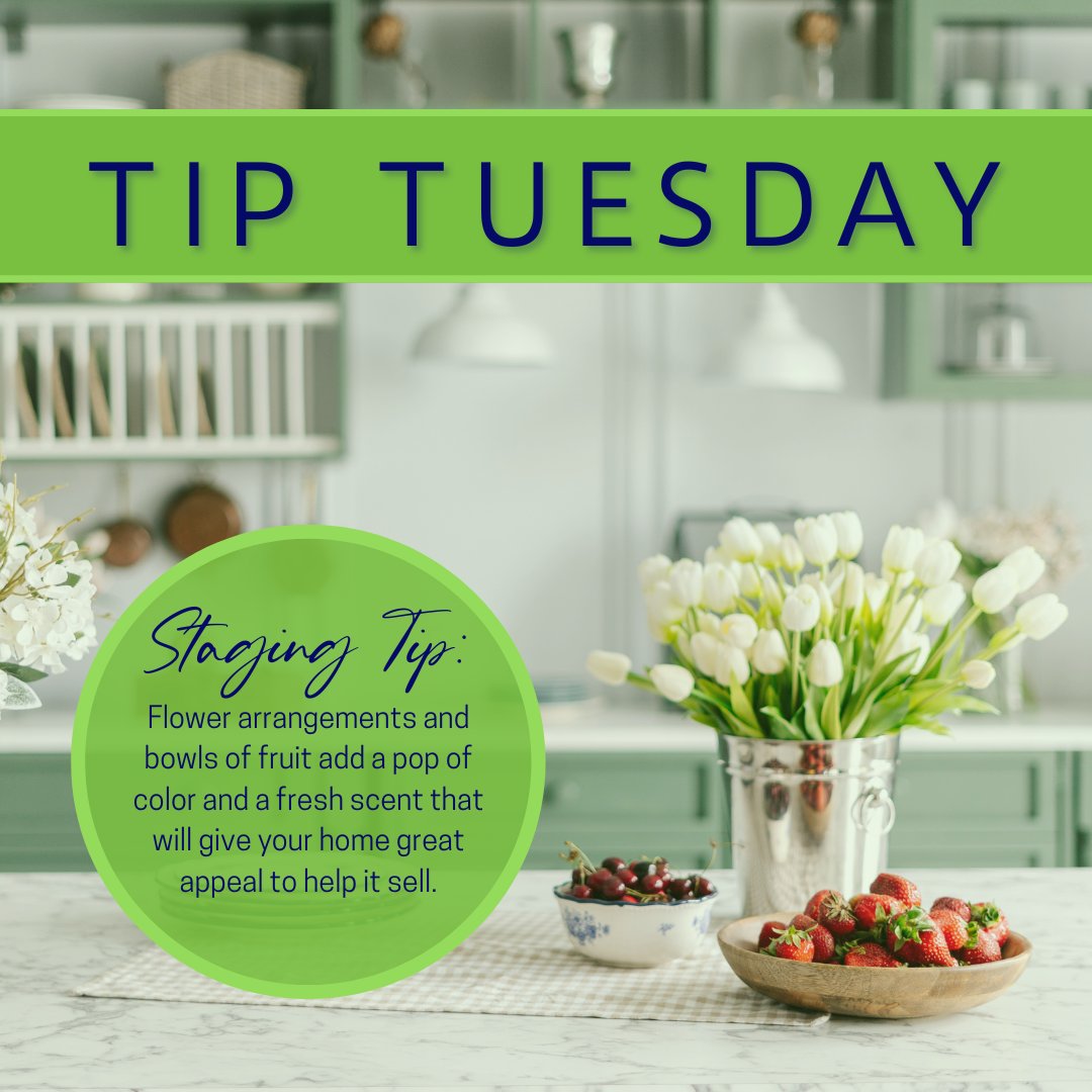 IntegrityA2's tweet photo. 🌷🍒Tip Tuesday! Check out this great staging tip when selling your home!
#TipTuesday https://t.co/Co7GYmREic