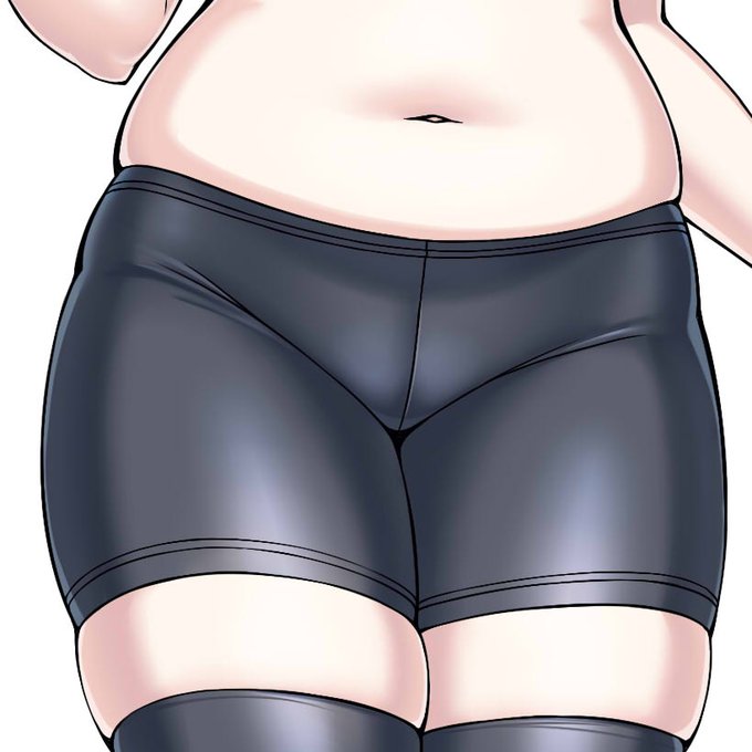 足を閉じてるときの肉感 