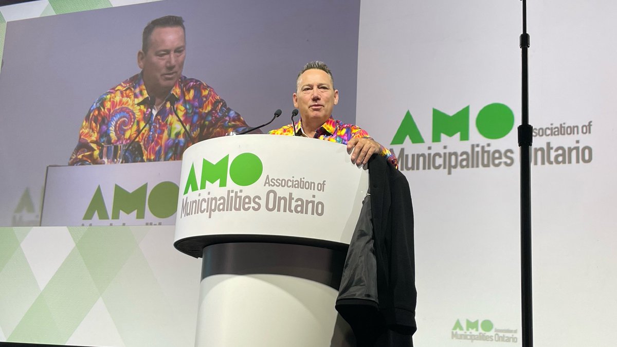 FCM_online's tweet photo. FCM President @MayorScotty delivered a strong message to delegates at the @AMOpolicy conference this morning. “Together, we can lay the foundation for a future where municipalities will be better equipped to take action on our most pressing issues, like housing, infrastructure, public safety and protecting ourselves from climate change.” #AMO2023