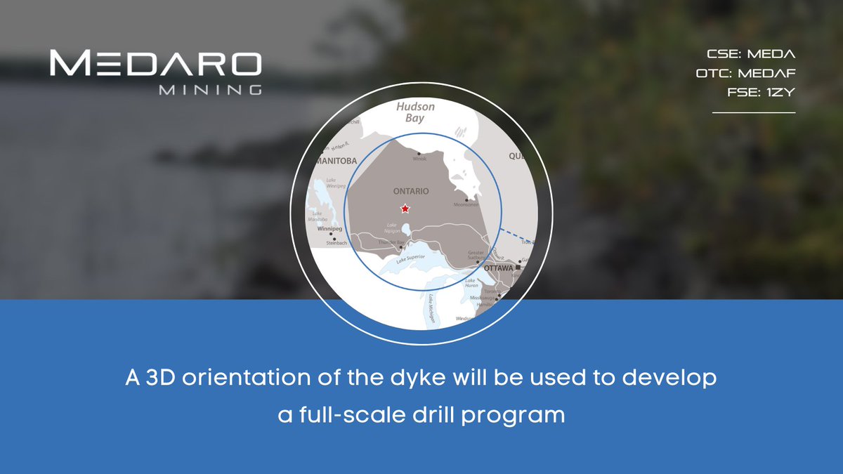 MedaroMining's tweet image. 📍 Superb Lake Lithium Project
We will develop a 3D orientation of the dyke and any parallel zones which will be used to develop a full-scale drill program and provide inform
Read more ⇒ stockmkt.info/44bWpmM 
#lithium #Drillprogram #CSEstocks
🇨🇦 $MEDA 🇺🇸 $MEDAF