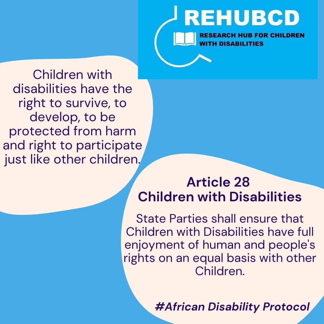 Children with disabilities experience more complex and frequently overlapping problems, such as aggression, abuse, neglect, and exploitation compared to their peers.
REHUBCD is encouraging each and every one to advocate for the signing and ratifying of the ADP