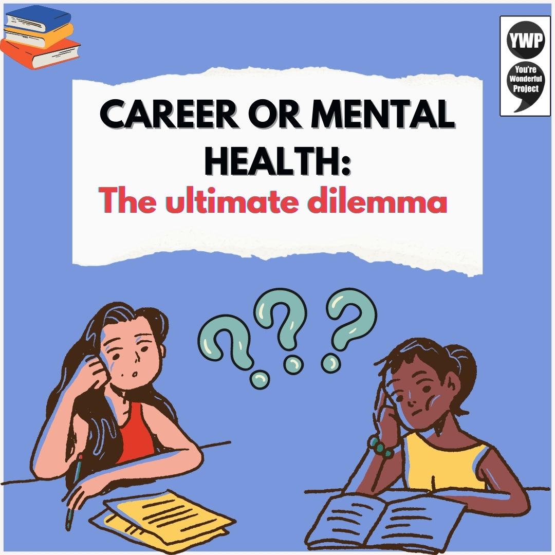 YWPIndia's tweet photo. In this fast paced world, it has become difficult to maintain a proper balance between career and mental health. https://t.co/QQAwPLfZpJ