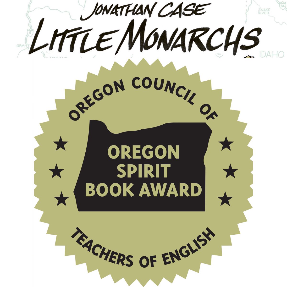 Another nice honor came in this weekend from my home state! Thanks, teacher-friends! I saw that @PaulTobin and @RonDanChan won this for their incredible book, Earth Boy — another book everyone should nab & a testament to the good taste of this excellent council of teachers. :)