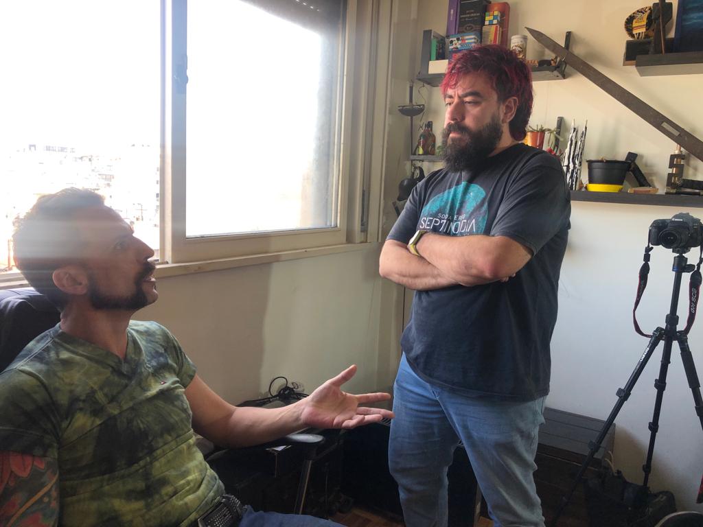 chupaladoc's tweet photo. MOMENTOS del rodaje con JORIS, actor porno, productor. DF: Machi Perez. Dir: Gabo Rugiero @chupaladoc https://t.co/U4urkQlmLt