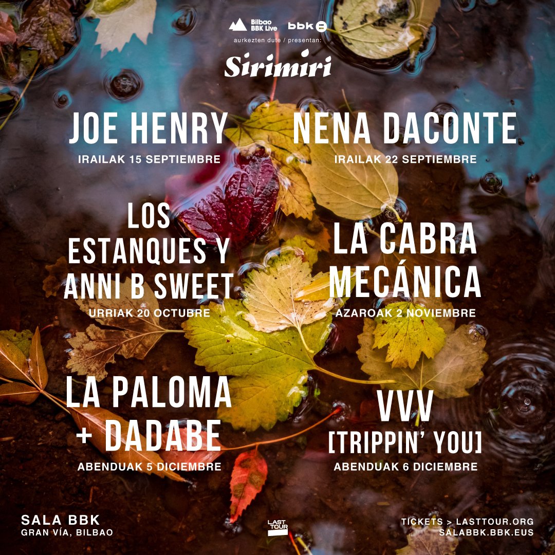 concisyfestis's tweet photo. Ciclo de conciertos Sirimiri en Bilbao. Organiza @lasttourint https://t.co/THYzWmT5lk