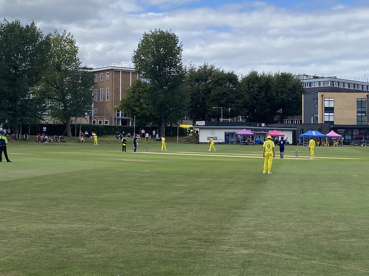 TobyPercival's tweet photo. Whilst back in my hometown, it was grand to pop in to see @Shrewsbury_Foot on their preseason tour and tutee Rhys (and Theo W) play for @englandcricket U19 lions vs Australia. @lborouniversity looking resplendent, as ever. https://t.co/9nJRwibxIM