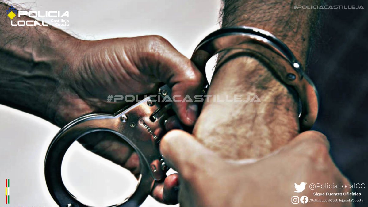 PoliciaLocalcc's tweet photo. Se procede junto con @guardiacivil a la detención de sujeto varón con amplio historial delictivo, por presunto delito de amenazas a menor mediando arma blanca.
La madre de la menor, acudio a los agentes mostrando un video donde el sujeto amenaza a su hija.
#PoliciaCastilleja https://t.co/o97mZLC3xJ