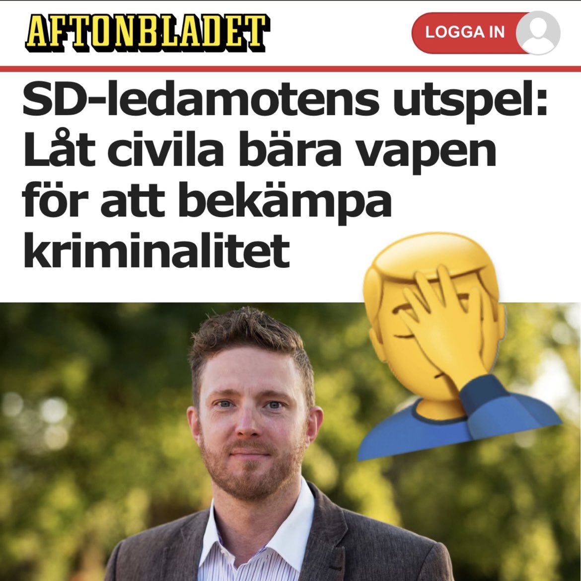 Absolut. Fler vapen i omlopp kommer leda till färre skjutningar. Klokt!

Särskilt terrorister som al-Abdaly och Lundin Pettersson borde få enklare tillgång till vapen. Sååååå bra!