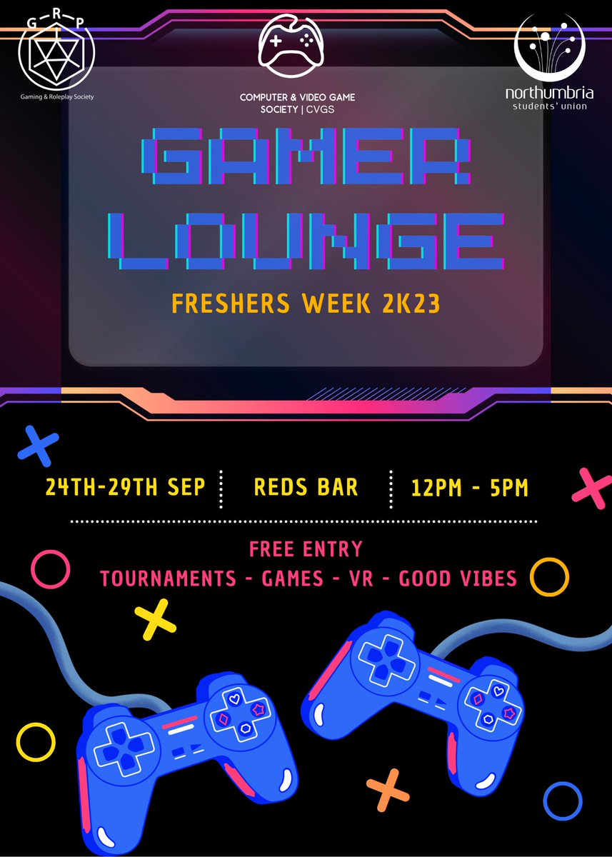 Northumbria Video Game Society tweet media