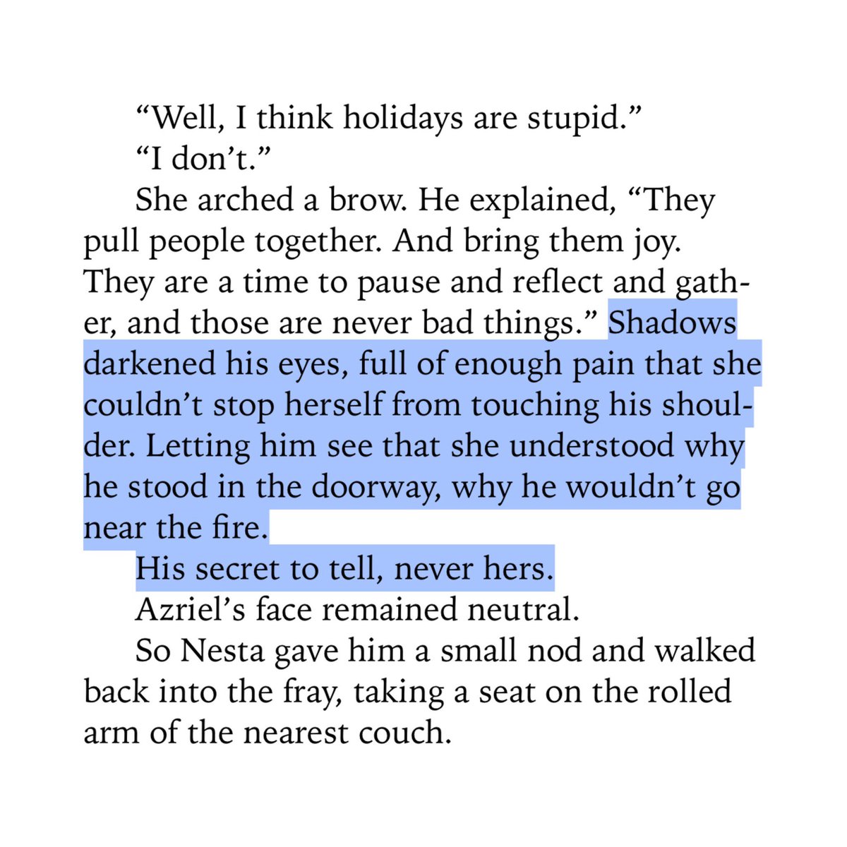 sammackey's tweet photo. call me toxic idc but azriel being jealous >>>> https://t.co/yHEy3kQ7Wa