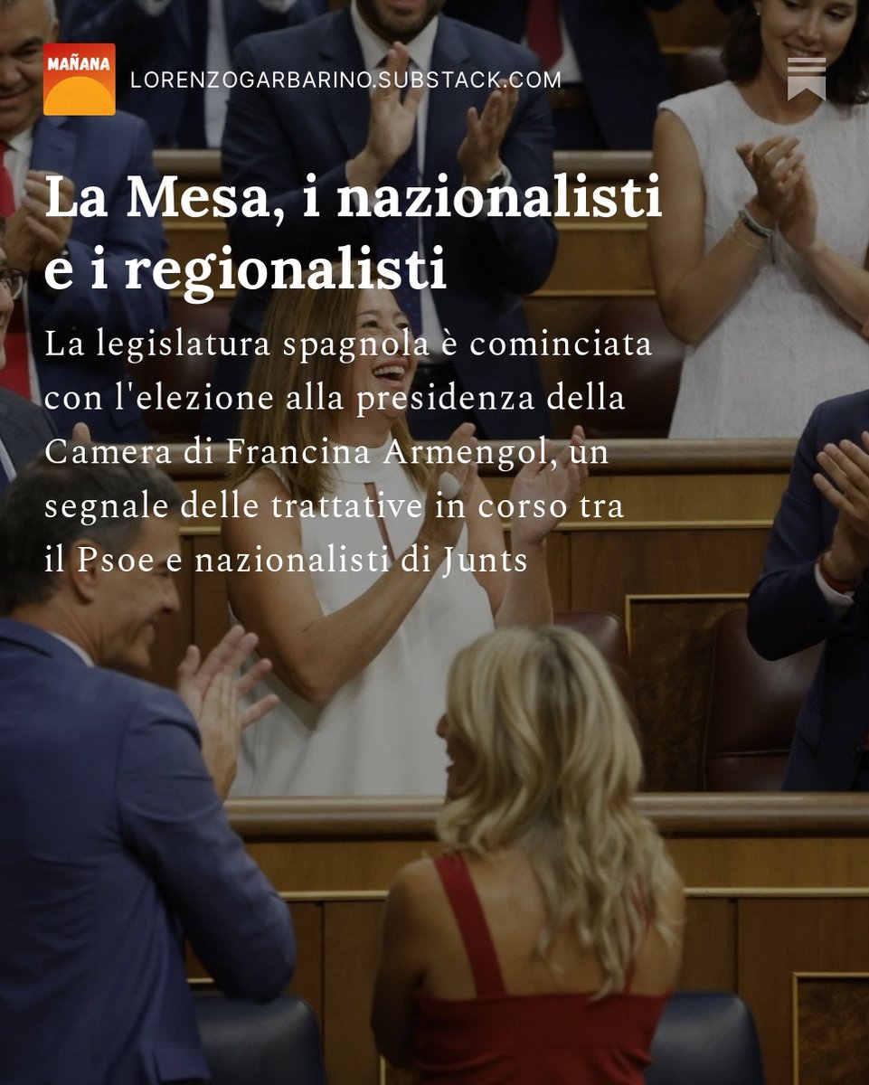 loga93's tweet photo. È online la nuova puntata di Mañana, la mia "nuova" newsletter sulla politica e la cultura spagnola.

Potete leggerla (e iscrivervi) qua sotto ⬇️

https://t.co/cEmu0tlaJd https://t.co/MQdiPGxU0h