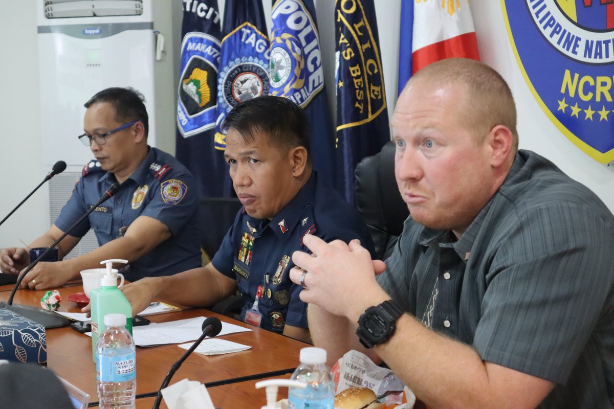 PioSPD's tweet photo. PBGEN RODERICK D MARIANO, District Director, SPD, presided the conference on Security Preparations for the USS Servicemen held at SPD Conference Room, Lawton Avenue, Fort Bonifacio, Taguig City on August 22, 2023, 1:30 PM. https://t.co/4GwDJAQSXN
