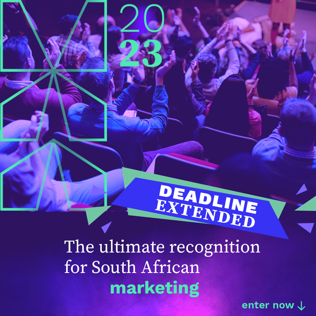 Extended deadline, Secure your place in spotlight, Marketing's brilliance. marketingawards.co.za