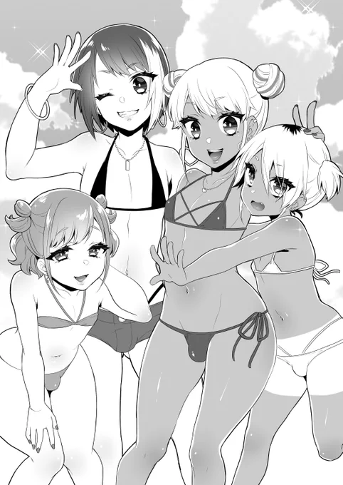 夏のギャル男の娘 