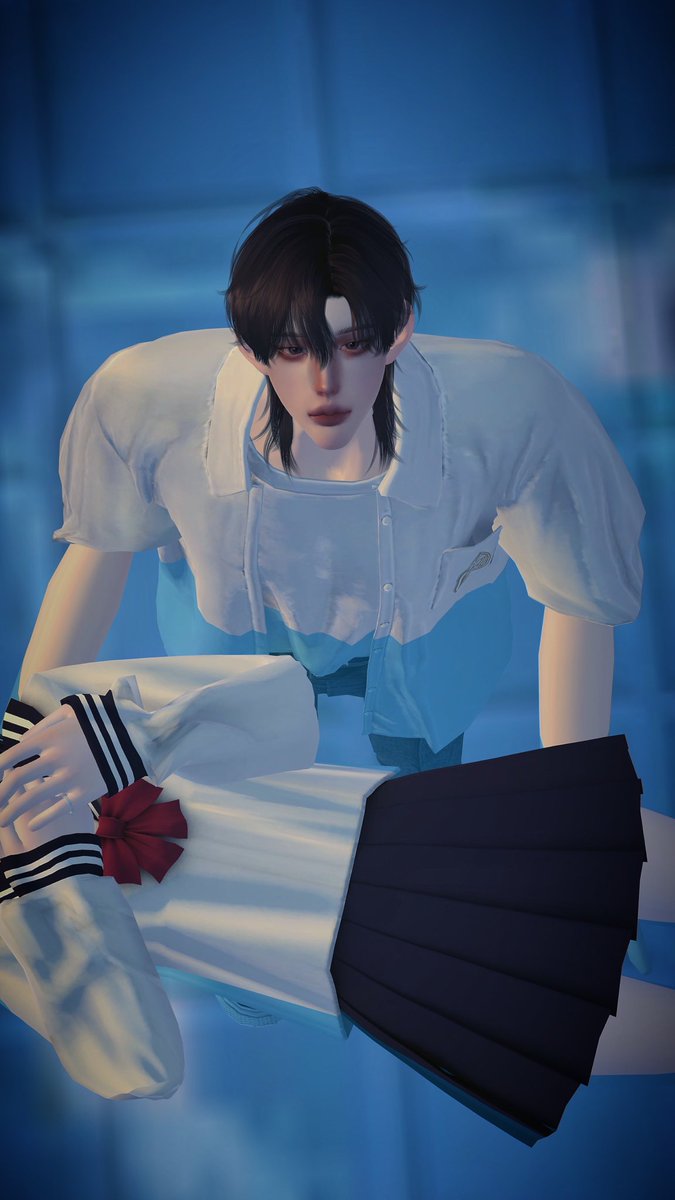 bokpeal2's tweet photo. 물에 빠진 나이프..머시기.. 원래 바다에 빠져야하는데 능력의 한계로 수영장에 빠져버렸어요 #제페토 #zepeto https://t.co/rmVoITWBPx