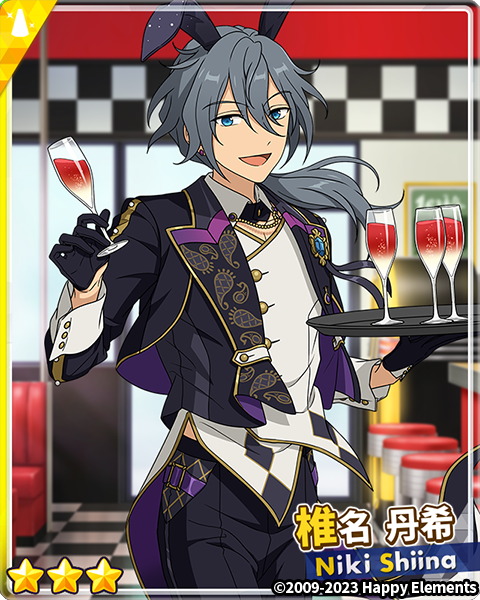 enstars2_tw's tweet photo. 【活動預告】
8月25日12:00 ~ 9月8日12:00，將開啟「招募！強運SCRAMBLE」

👉本期登場的角色：
★5 HiMERU
★4 朔間 零
★3 椎名 丹希
★3 羽風 薰

※ 以上卡片，會在限定卡池掉率提升。同時在【Vision＊描繪新景色的NEW COLOR】活動中獲取活動pt有所加成。

#偶像夢幻祭2 https://t.co/Sy6WOjIYXv