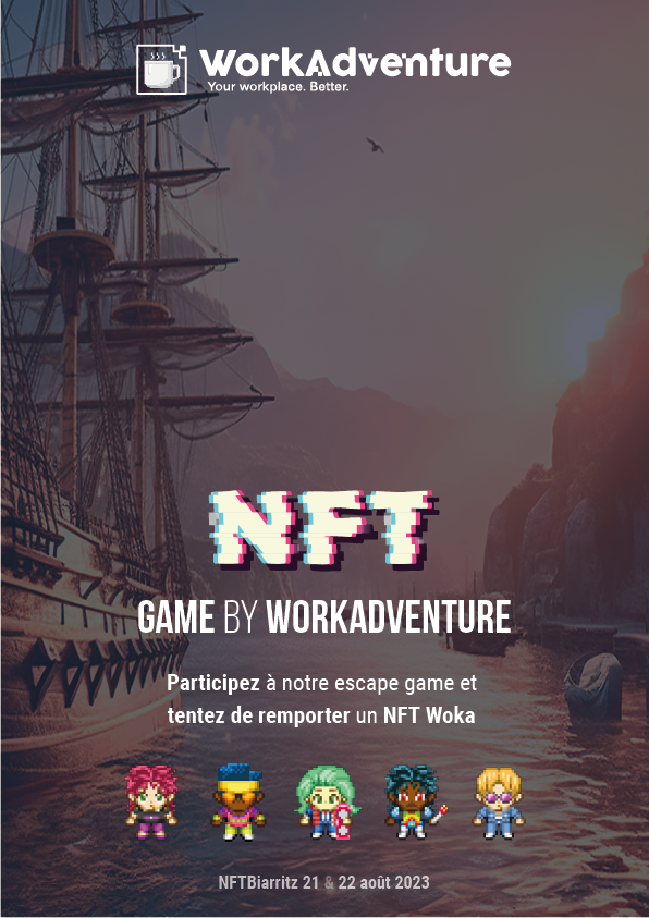 To celebrate our participation to @NFT_Biarritz we have created an #escapegame 👻

Gather all the treasures and try to win a Woka NFT 🏝️🏴‍☠️