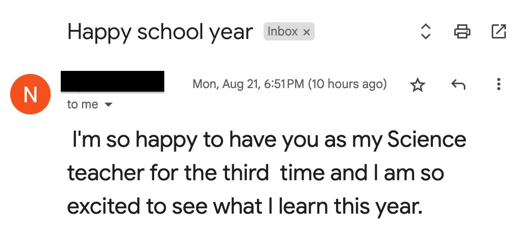 I can't believe I'm starting year 10! It's an added bonus to be looping with an awesome group of kiddos! #firstdayofschool #LCVLeads #lovewhereyouwork #teachertwitter